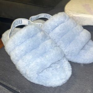 ugg baby blue slides